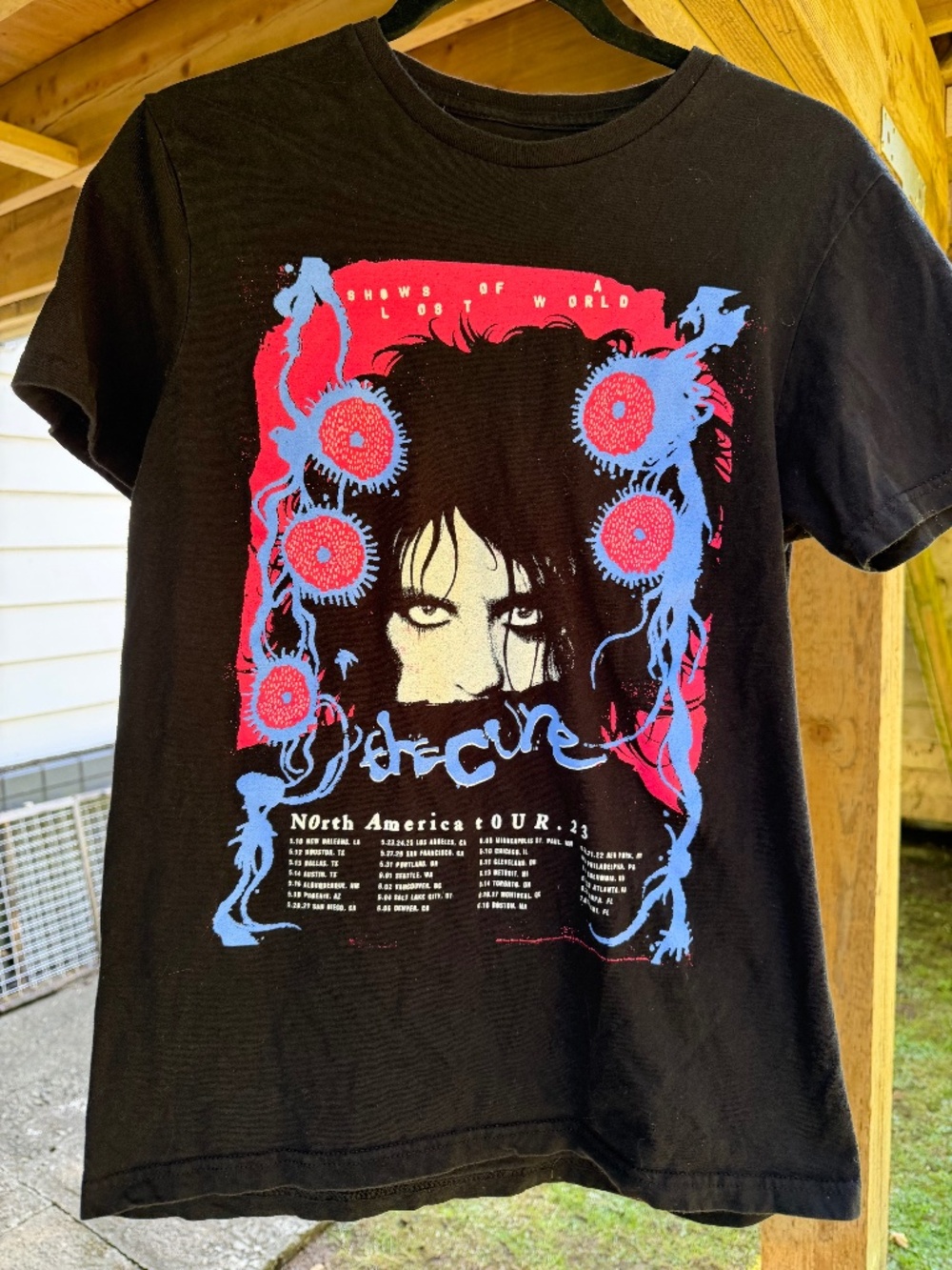 The Cure 2023 Tour Shirt Size S